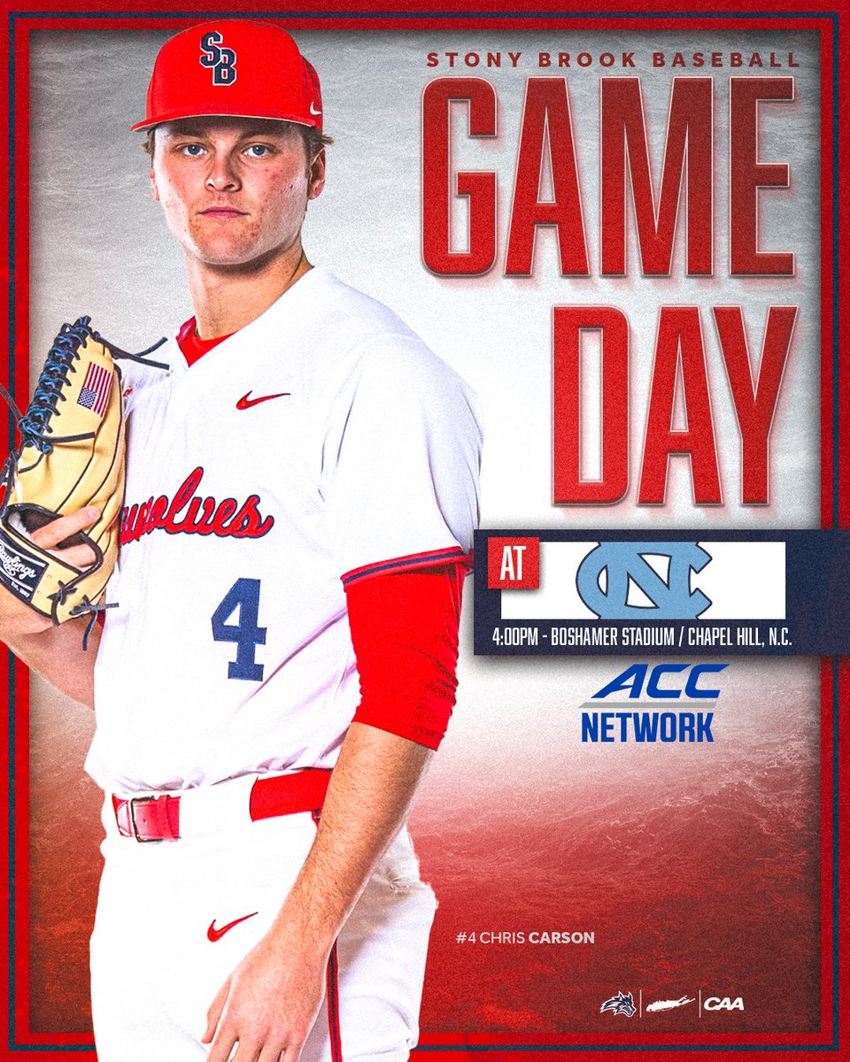 First of three in Chapel Hill 📍

🆚 No. 5 North Carolina
⏰ 4:00 p.m.
🏟️ Boshamer Stadium
📺 bit.ly/43gxW2M (ACC Network)
📊 bit.ly/3D0IKYb
🎟️ bit.ly/41gA2gt
🎧 bit.ly/4hWKfFH

🌊🐺 x #NCAABaseball