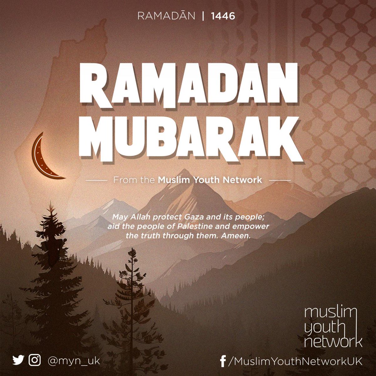 myn_uk's tweet image. Ramadan Mubarak from the Muslim Youth Network. 

May Allah bless us with Tawfiq to draw near to Him and enable us to attain Imaan and Taqwa, Ameen.