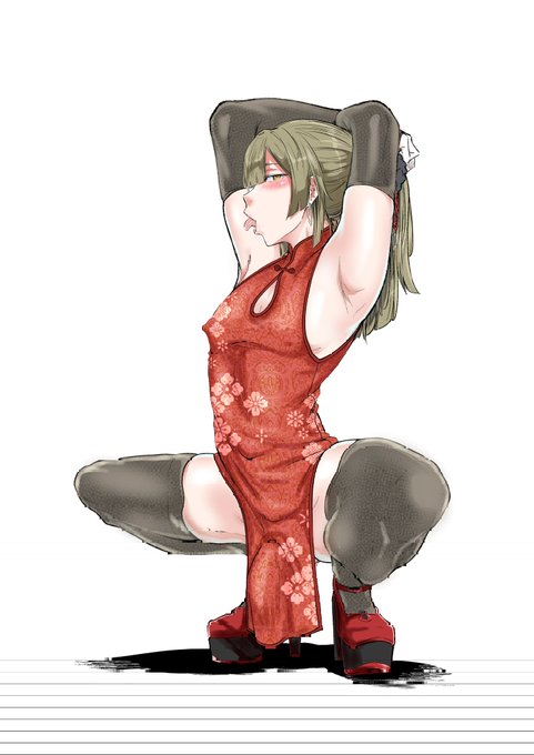 チャイナコス男の娘・塗り完成 