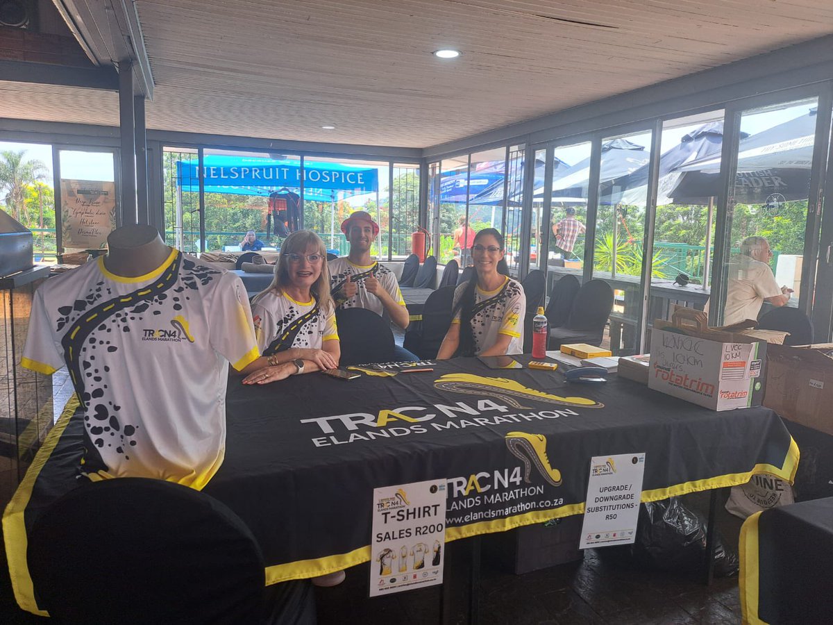 ElandsMarathon's tweet image. Everything running smoothly in prep for #tracn4elandsmarathon2025  race day tomorrow ❤️. 

Watch the space as PB’s fall like the last weeks rains 🤣🦍. 

#tracn4elandsmarathon2025