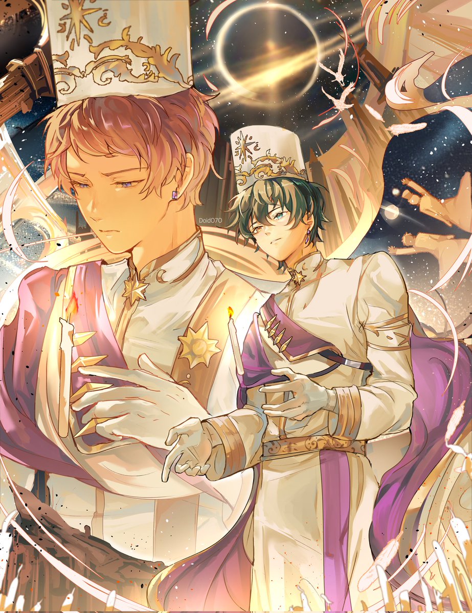 DoidO7O's tweet image. When the Resonance of the Stars Echoes✨️🕯