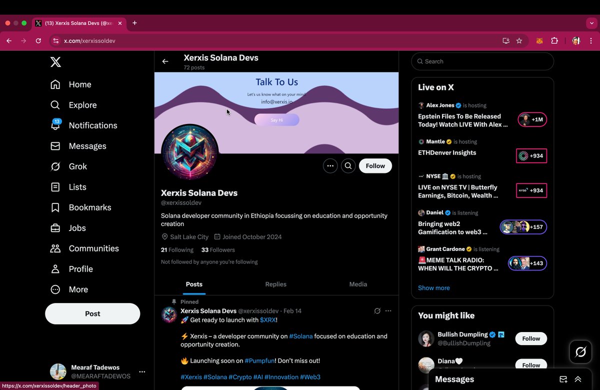 xerxisEthDevs's tweet image. @xerxissoldev is a 🚨 SCAM account! They are using our logo, website and resources and selling fake tokens.

✅ We are not into robing peoples money with fake worthless tokens.
✅ We are not selling tokens.
✅We only give the right education, access and exposure for people