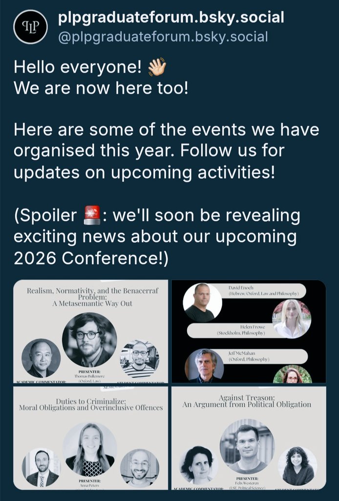 ForumPlp's tweet image. Now on Bluesky!

Follow us for updates and exciting news about our 2026 Conference!