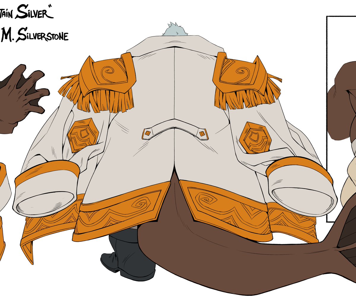 Captain Silver.  

Flat Color Reference Sheet for Raro!