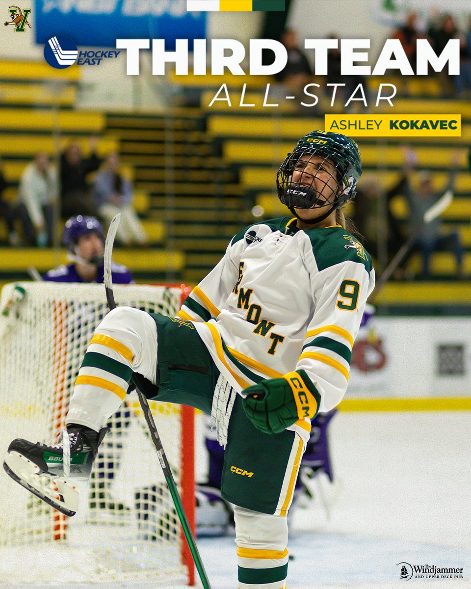 Third Team All-HockeyEast honors for Ashley Kokavec 🔥

#802Hockey