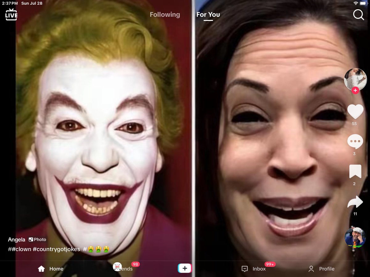 Who is happy Kamala didn’t win?