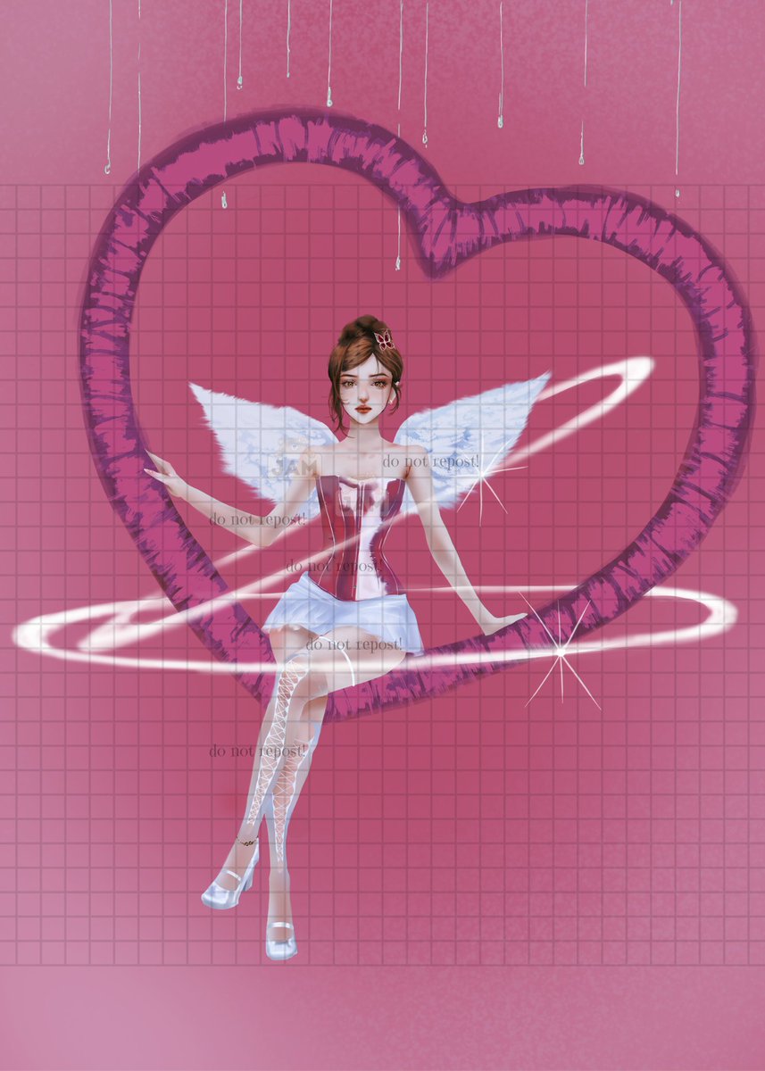 With you, everyday is a valentine's day. 💌
--------
Ending the month of February with Klare Desteen.💋

👩‍🎨: <a href="/nirillustrates/">NIRI</a> 
shared commission