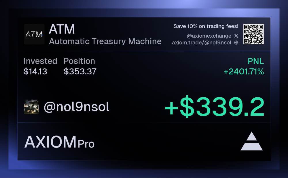 Higher🚀
$ATM