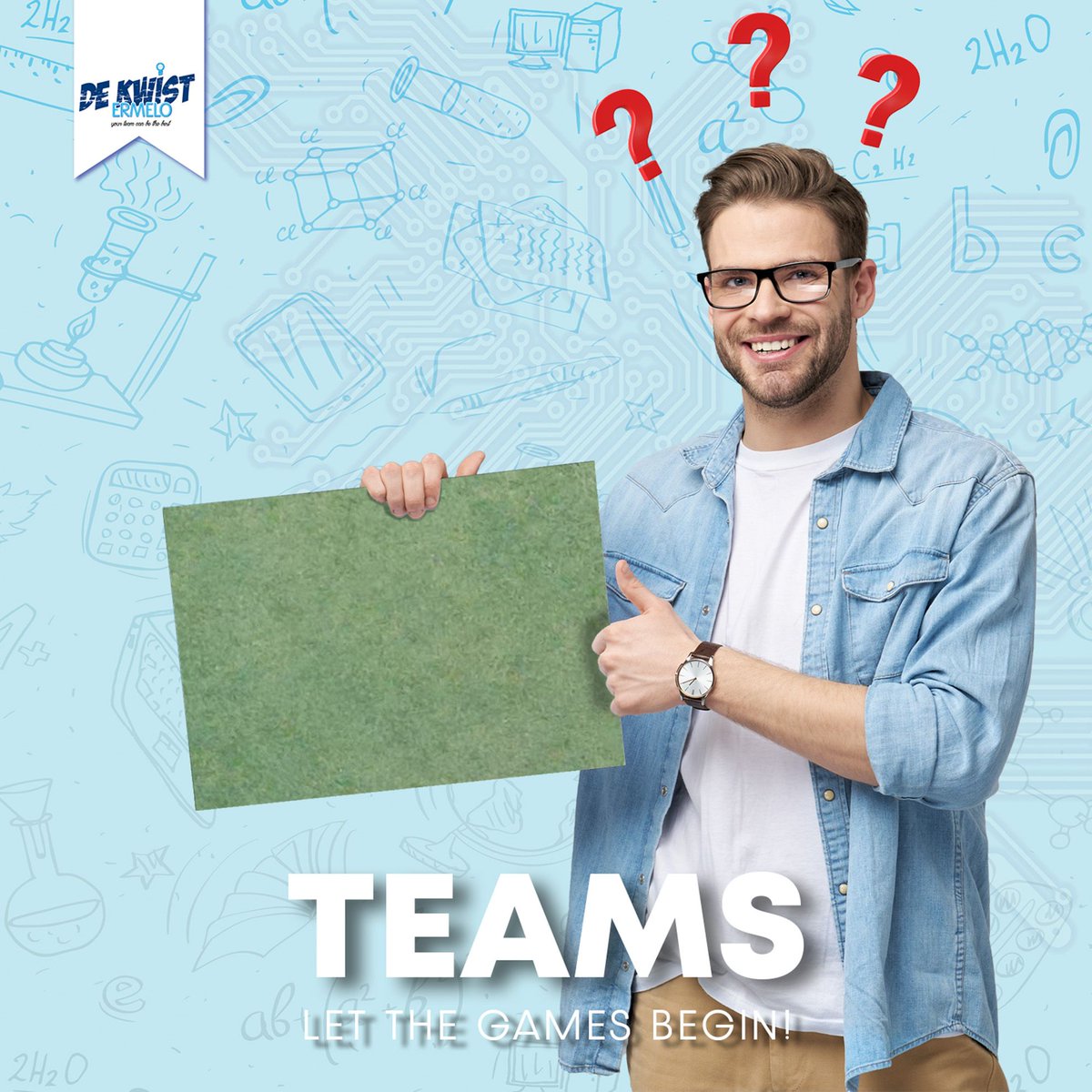 Hallo Kwisters hebben jullie post ✉️  ontvangen? 📷  Post een foto, van de inhoud van jullie envelop, met een teamlid op Facebook. Wellicht komen jullie er dan samen uit wat het is?!  🤷‍♂️