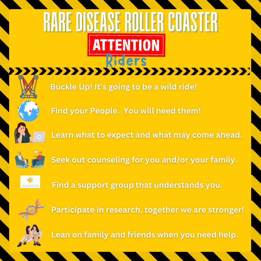 💛It's Rare Disease Day! The Rollercoaster life that patients with HNRNPH2 NDD lead is overwhelming. YBRP exists to find ways to accelerate paths to treatments, and to level out patients' lives.💛DONATE on Facebook or Insta or YBRP.org  #hnrnph2 #rarediseaseday