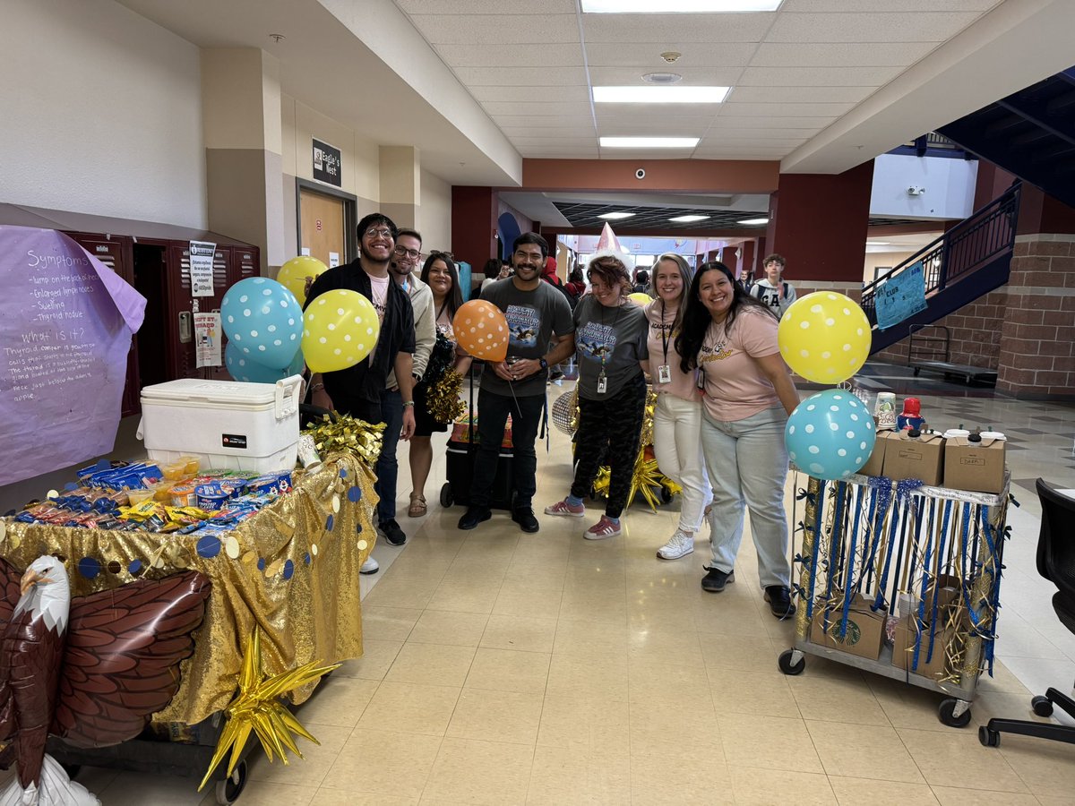 It’s that time again… FIZZY FRIDAY is here! 🥤🎉 Huge shoutout to our incredible Akins Academy Coordinators for spreading Eagle Love and treating our amazing staff to some delicious goodies today. We appreciate you! #FizzyFriday #EagleLove <a href="/Secondary_AISD/">AISD Secondary School Leadership</a>