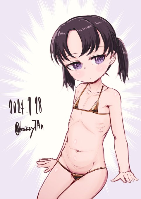 #このタグを見た人は自分の絵柄のちっぱいを見せる ちっちちっち