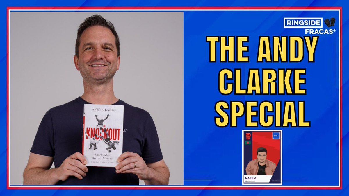 🚨#RingsideFracas 🚨

We’re going LIVE tonight at 8pm with one of the faces of UK Boxing Punditry and Author of The Knockout, <a href="/MrAndyClarke/">Andy Clarke</a> 🥊🧠

Join us and give us your thoughts + questions 💭 

🔗: youtube.com/live/SsrSEivGf…
#Boxing
