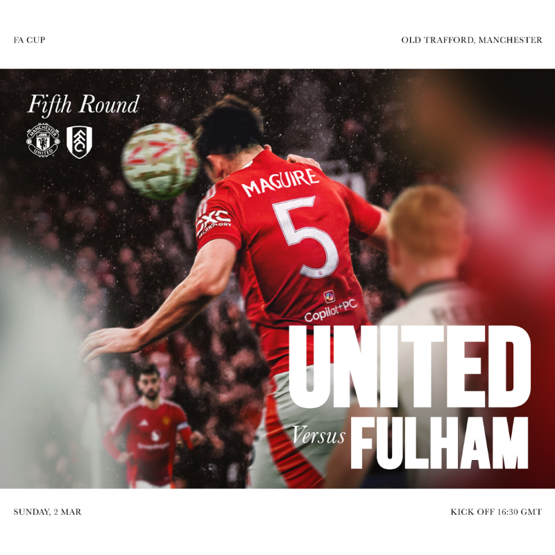 ManUtd's tweet photo. Let's progress, Reds 💪

#MUFC || #FACup
