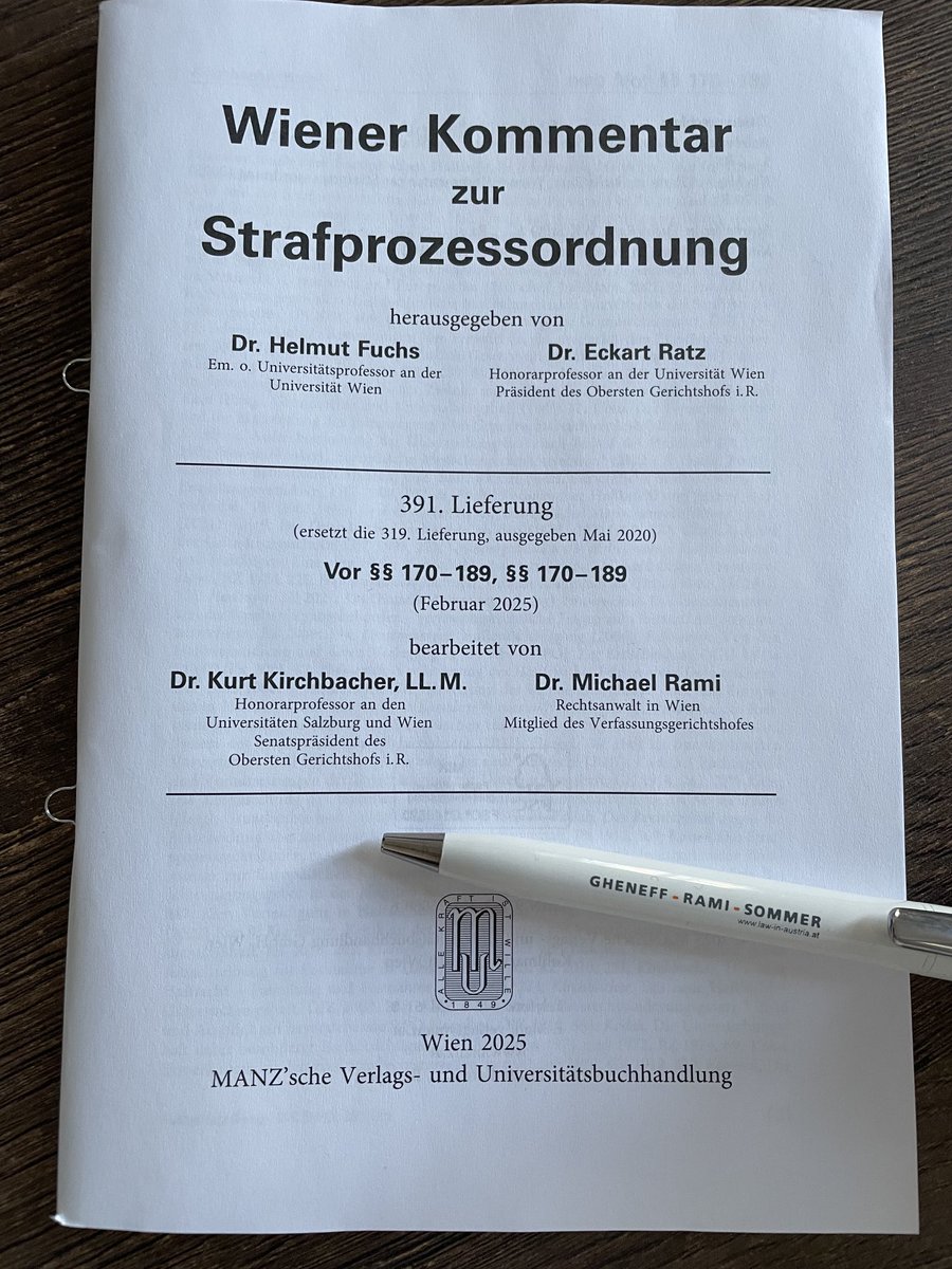 Das gesamte Haftrecht der Strafprozessordnung gibt es ab sofort wieder aktuell kommentiert!