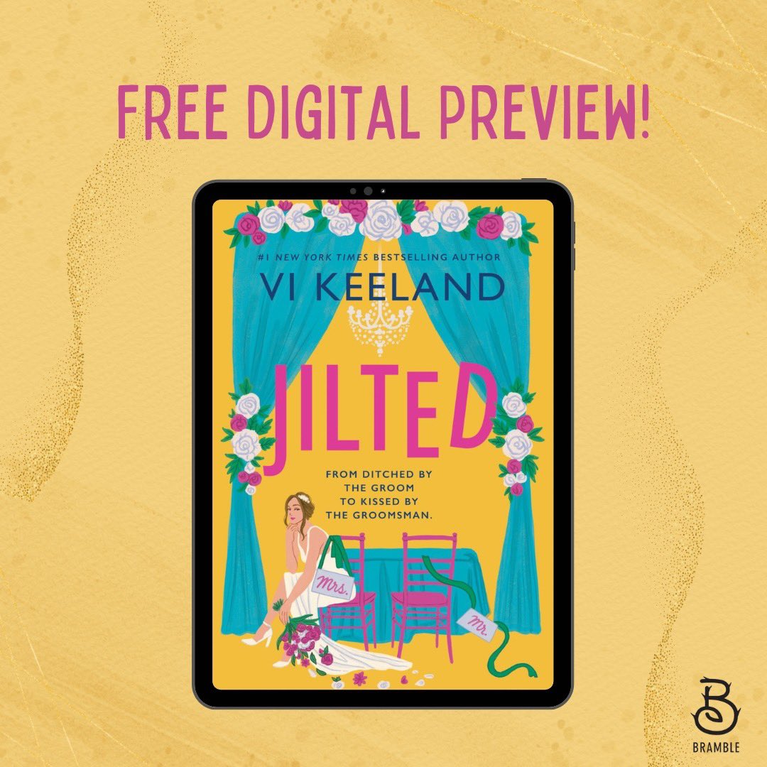 BrambleRomance's tweet photo. Exciting news! The digital preview of #Jilted by @ViKeeland is available nowβ¨
From #1 New York Times bestseller Vi Keeland comes a brand new slow burn, swooning romance where 27 Dresses meets The Hating Game. Download a FREE sneak peek today!π
https://t.co/wKYqs3QnBy https://t.co/C09KtcTN9h