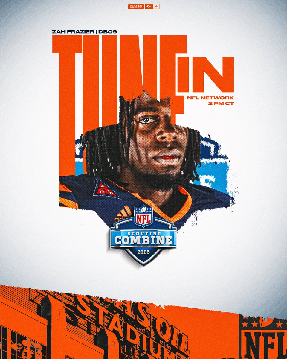 Time to show out 💪🤩

Tune in to the #NFLCombine on @NFLNetwork 

#210TriangleOfToughness
