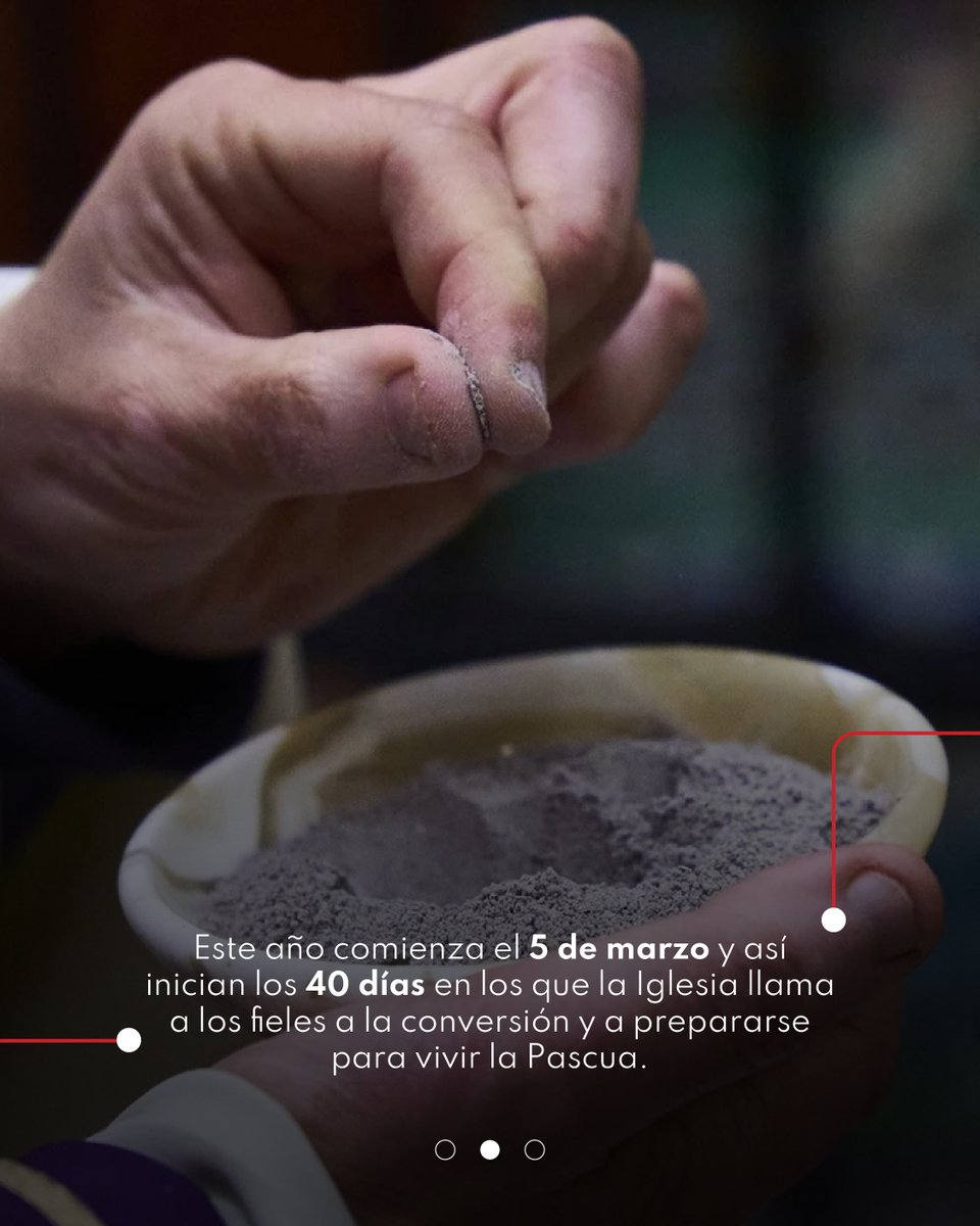 Programa_FE's tweet image. Hoy comienza un tiempo especial en la Iglesia: El Miércoles de Ceniza.
Que esta Cuaresma nos acerque más a Dios y nos impulse a vivir con mayor Fe y esperanza. 🙏🌿
#IglesiaArgentina #ProgramaFe #IglesiaCatolica #Fe
