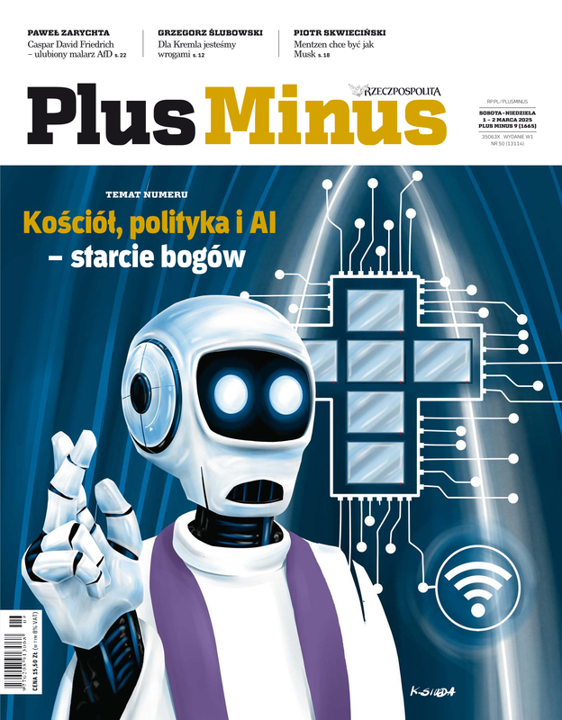 W najnowszym numerze "Plusa Minusa" mamy starcie bogów - Kościoła, polityki i sztucznej inteligencji
👇Kościół musi być polityczny, ponieważ nie da się go zredukować do indywidualnego zbioru przekonań
👇Papieska dyplomacja budzi wątpliwości i kontrowersje, ale być może jest w tym