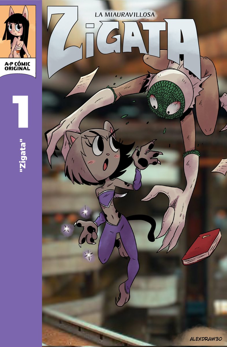 ✨ZIGATA #1✨ cómic completo 
😺❤️Les pido todo el apoyo posible para que más personas lean el cómic, cualquier comentario y retweet se agradecen un montón ❤️😺