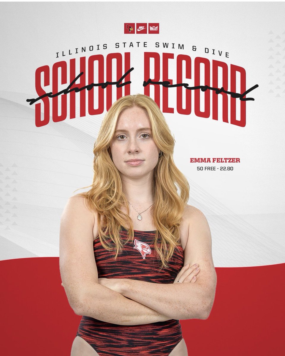 New 50-Free School Record Holder! #RollBirds
