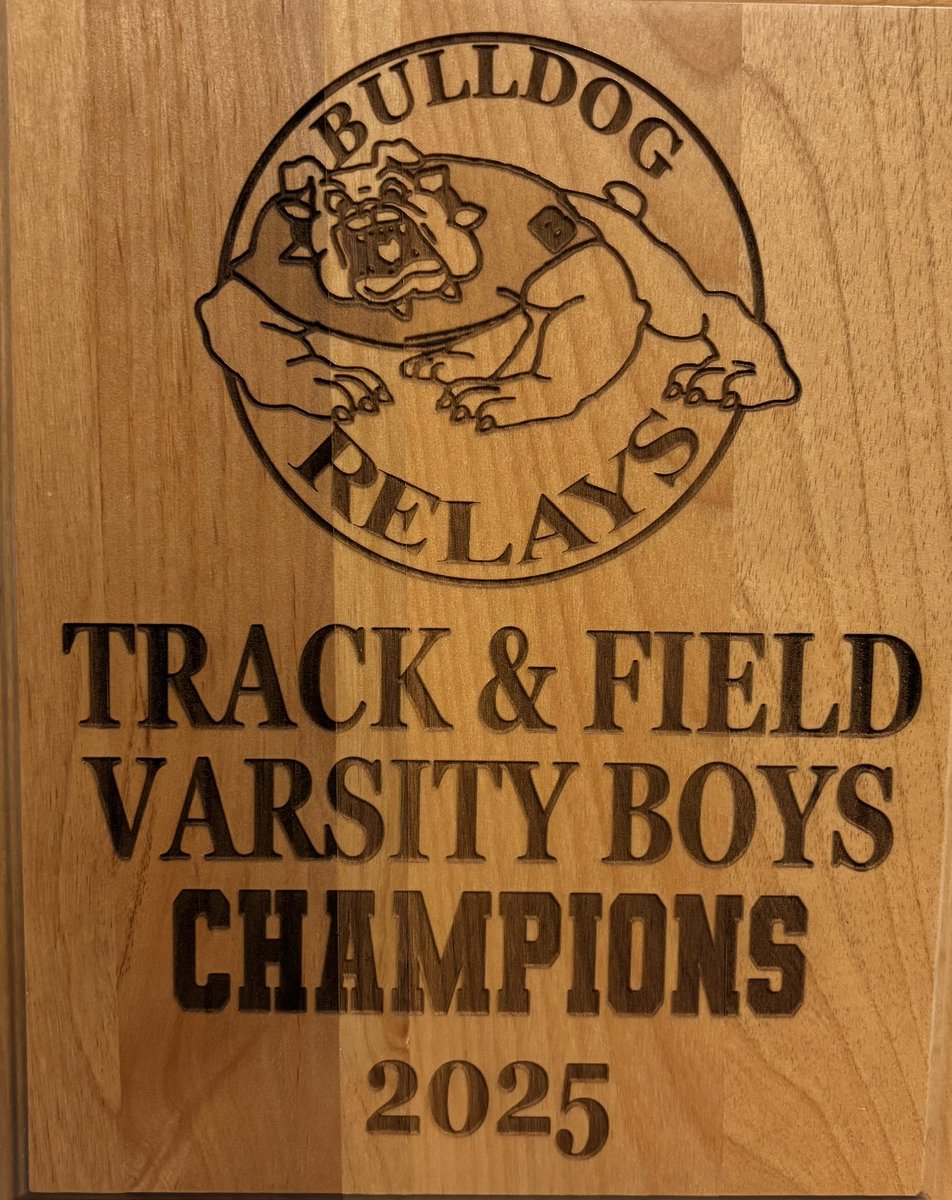 Congrats to our Varsity Boys on winning the Bulldog Relays yesterday! #SpeedDogs