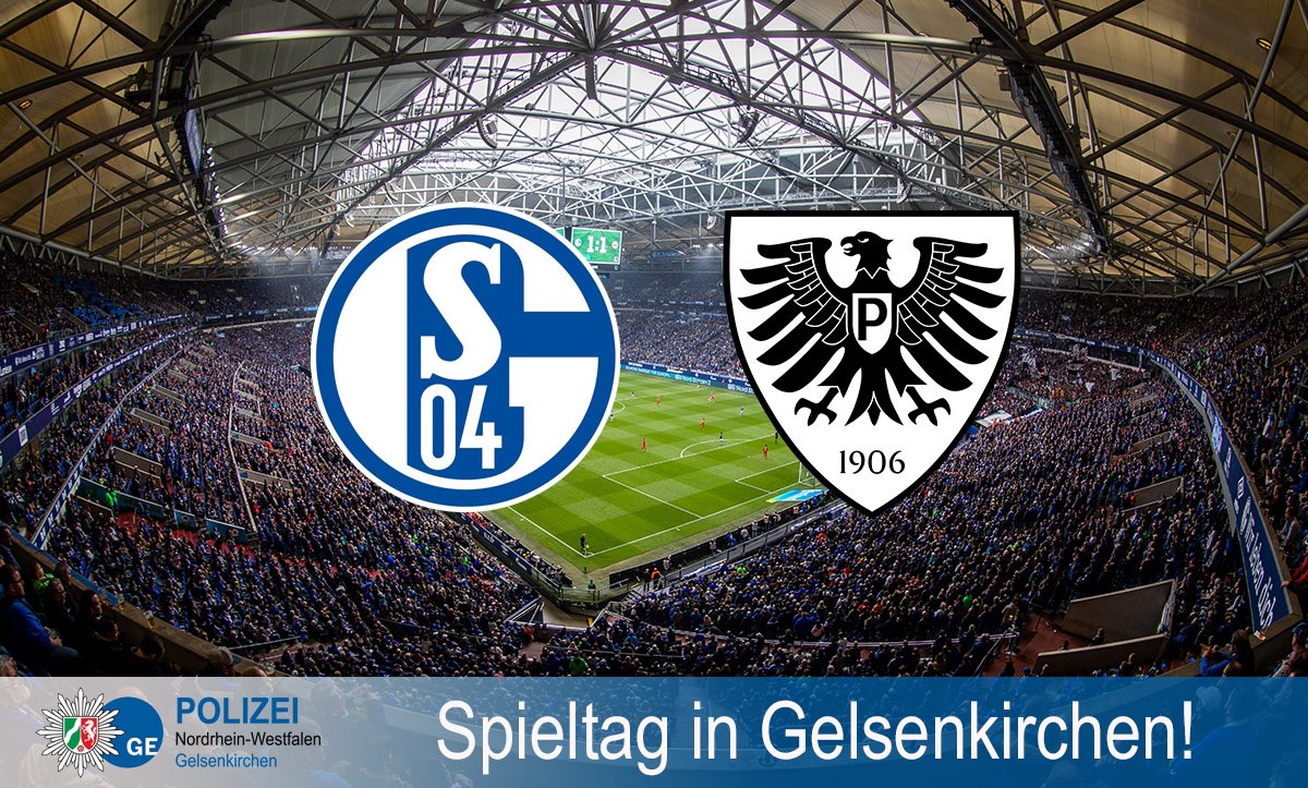 Heute Abend trifft der FC Schalke 04 in der Arena in einem Heimspiel auf dem SC Preußen Münster. Wir sind auch wieder mit von der Partie und begleiten das Spiel mit polizeilich relevanten Themen auf unserem WhatsApp-Kanal:
👉whatsapp.com/channel/0029Va…