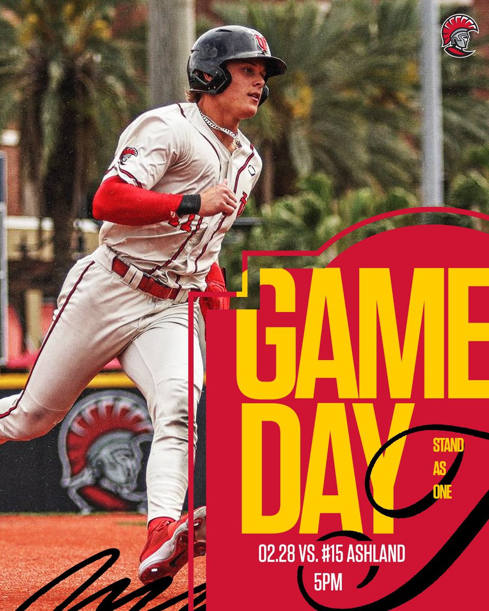 Top-15 Matchup🥊🥊

🆚 #15 Ashland
⏰ 5:00PM
📍 Tampa, Fla.
🏟️ UTampa Baseball Field
📺 Tampaspartans.tv
📊 Tampastats.com

#TampaBaseball⚾️ #StandAsOne🛡️