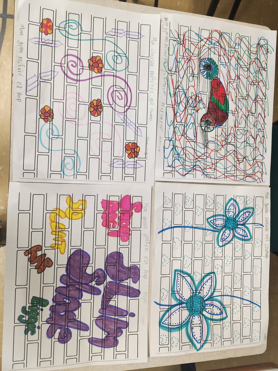 L'histoire du Hip Hop et du graffiti est en plein essor à Ross Road. 🎤🎧 Les élèves ont lu sur la puissance de la musique et nous avons identifié les graffitis populaires dans la région de HRM. Ils ont exprimé leurs goûts musicaux &amp; leurs talents artistiques! @hrce_fsl <a href="/HRCE_NS/">Halifax Regional Centre for Education</a>