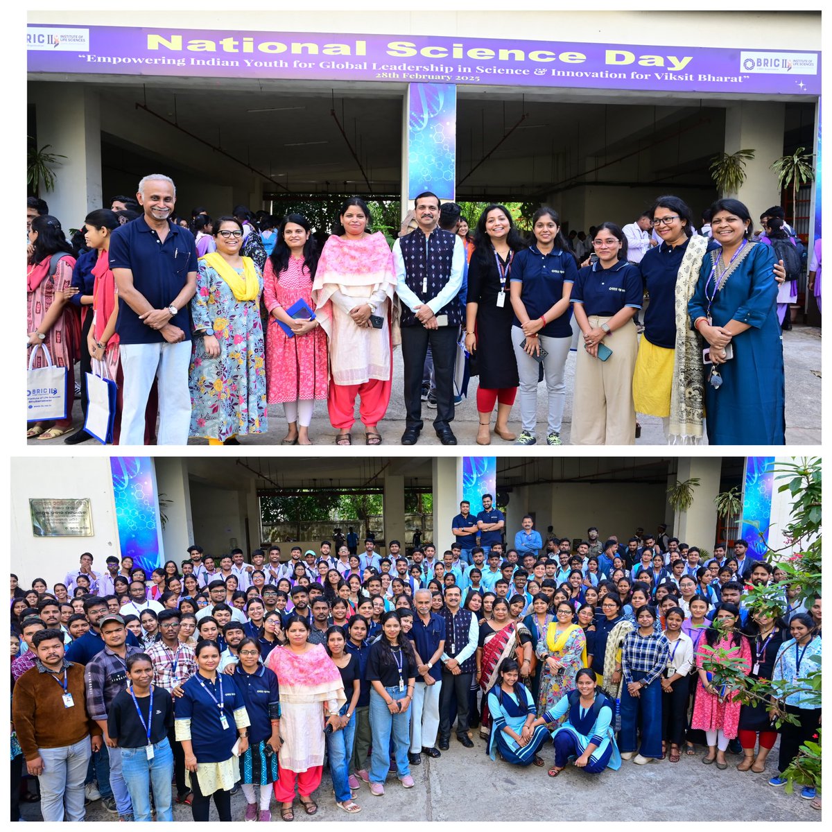 bric_ils's tweet photo. Celebrating #NationalScienceDay with more than 2000 students across 8 locations!

At Bhubaneswar, @bric_ils showcased biotech research, career paths & bioscience innovations. 400+ students participated in quizzes, games & entrepreneurial sessions across 6 biotech stalls.

Driven by 'Empowering Indian Youth for Global Leadership in Science & Innovation for Viksit Bharat', we inspire curiosity & excellence!

#YouthLeadership #ScienceAndInnovation #VIKSITBharat #ILS