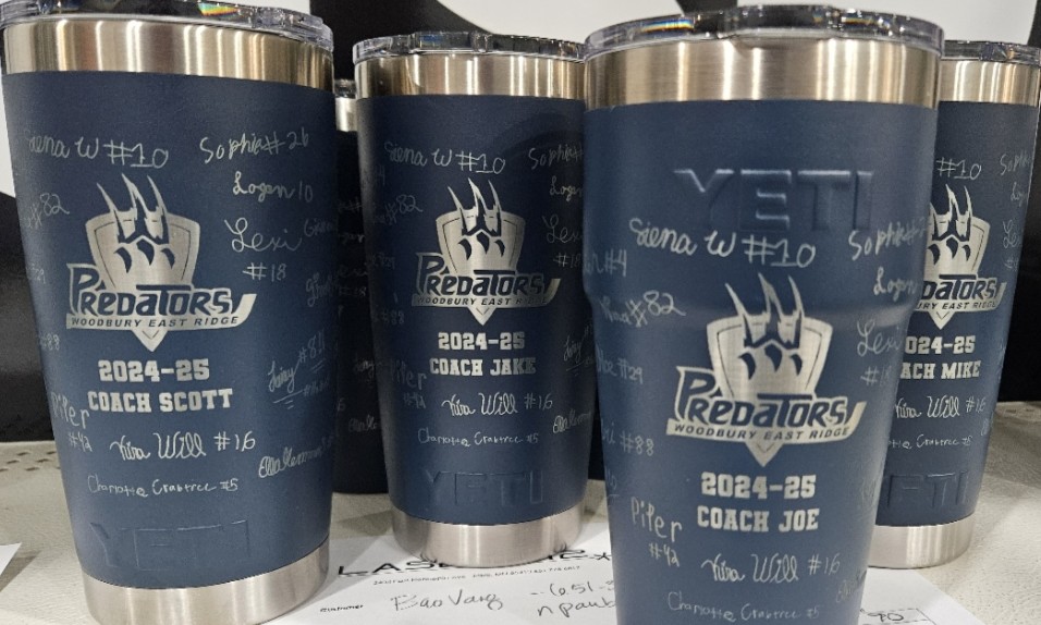 🌟 Laser612 engraved these Yeti tumblers—with signatures in players' handwriting, crisp &amp; personal. Want your gear customized? DM me! #Laser612 #YetiEngraving #TechViral Laser612.com