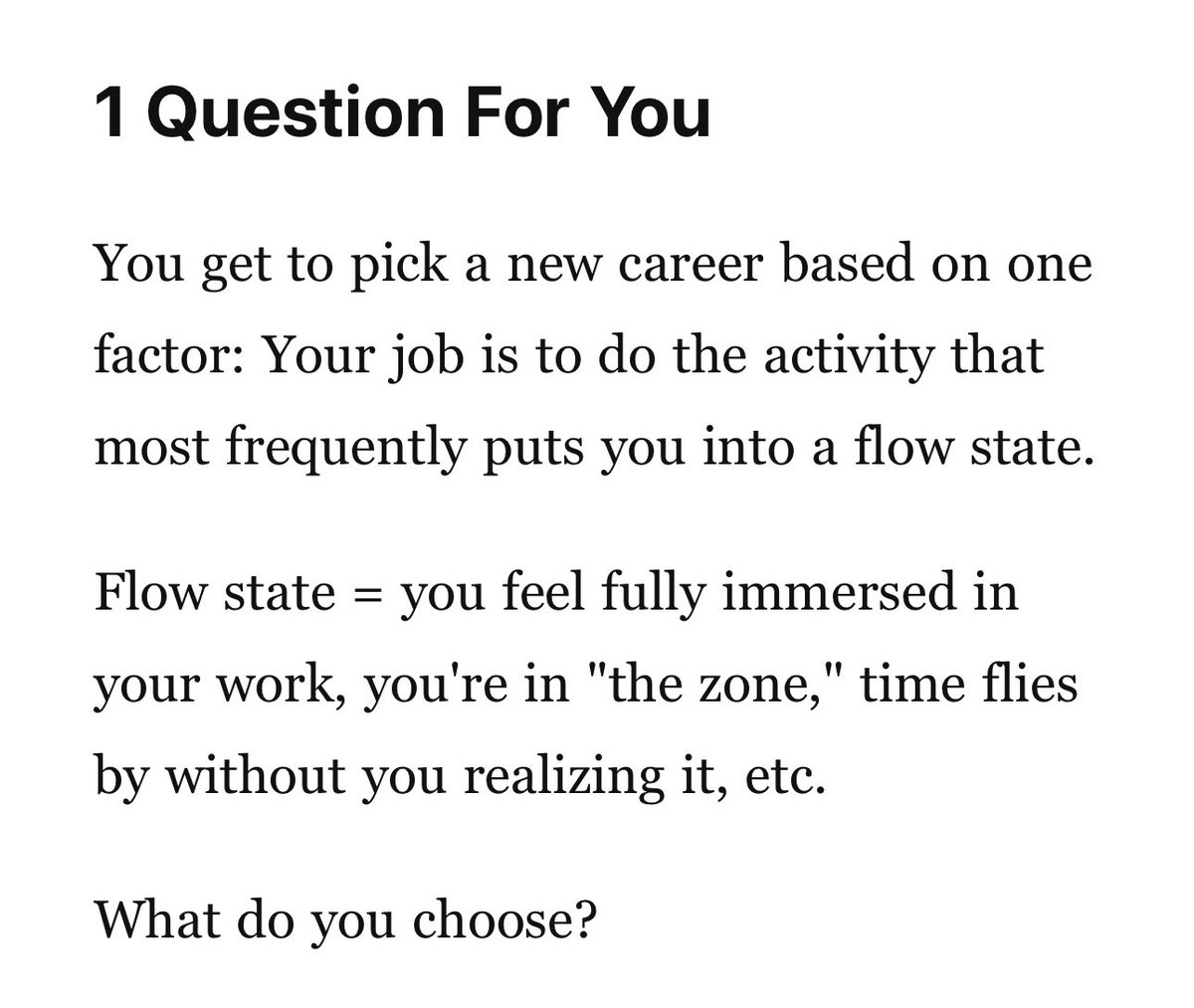 From <a href="/JamesClear/">James Clear</a> Thursdays newsletter. 
I guess I know the answer.