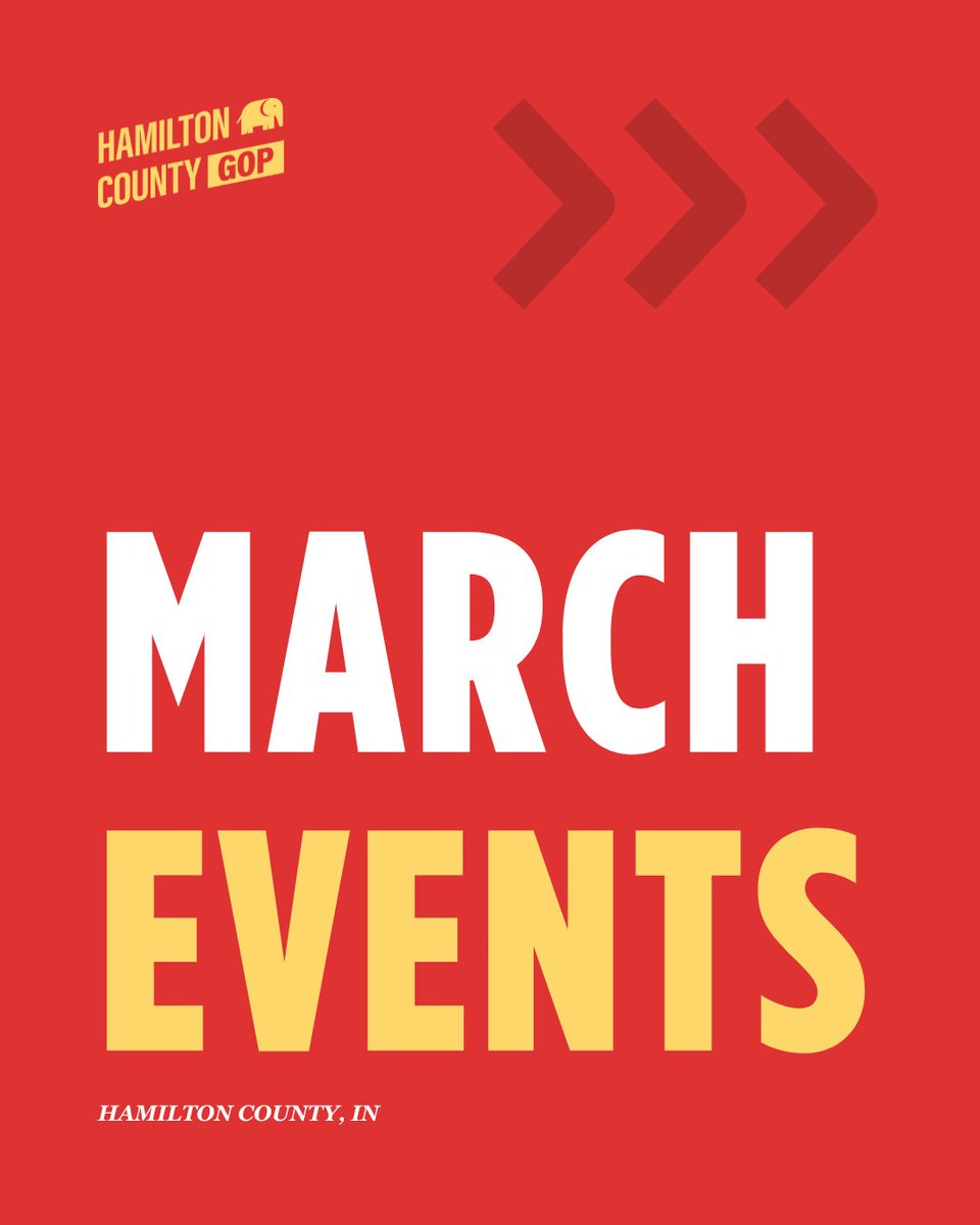 HCRP_IN's tweet image. Check out our March lineup of events – from inspiring gatherings to community outreach, there’s something for everyone. Join us as we unite for a stronger future! #HamiltonCountyGOP #MarchEvents