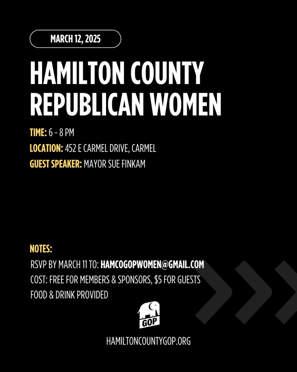 HCRP_IN's tweet image. Check out our March lineup of events – from inspiring gatherings to community outreach, there’s something for everyone. Join us as we unite for a stronger future! #HamiltonCountyGOP #MarchEvents