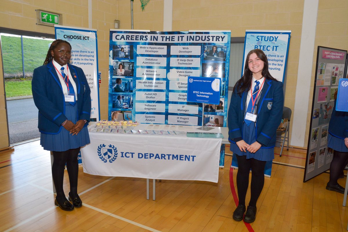 Ashfield Girls' High School (@ashfield_girls) on Twitter photo Another successful Year 12 Careers Fair showcasing our 26 A-level/Btec level 3 qualifications. AGHS would also like to thank <a href="/kingstrust/">The King's Trust</a> <a href="/bfastmet/">Belfast Met</a> <a href="/S_ERC/">SERC</a> <a href="/_workplus/">Workplus</a> <a href="/brysontraining/">Bryson Training and Employability</a> <a href="/britisharmy/">British Army đŹđ§</a> <a href="/DiscoverCAFRE/">CAFRE</a> <a href="/screenworks/">ScreenWorks</a> and the Hair and Beauty Academy for attending this year. Another successful Year 12 Careers Fair showcasing our 26 A-level/Btec level 3 qualifications. AGHS would also like to thank <a href="/kingstrust/">The King's Trust</a> <a href="/bfastmet/">Belfast Met</a> <a href="/S_ERC/">SERC</a> <a href="/_workplus/">Workplus</a> <a href="/brysontraining/">Bryson Training and Employability</a> <a href="/britisharmy/">British Army đŹđ§</a> <a href="/DiscoverCAFRE/">CAFRE</a> <a href="/screenworks/">ScreenWorks</a> and the Hair and Beauty Academy for attending this year.