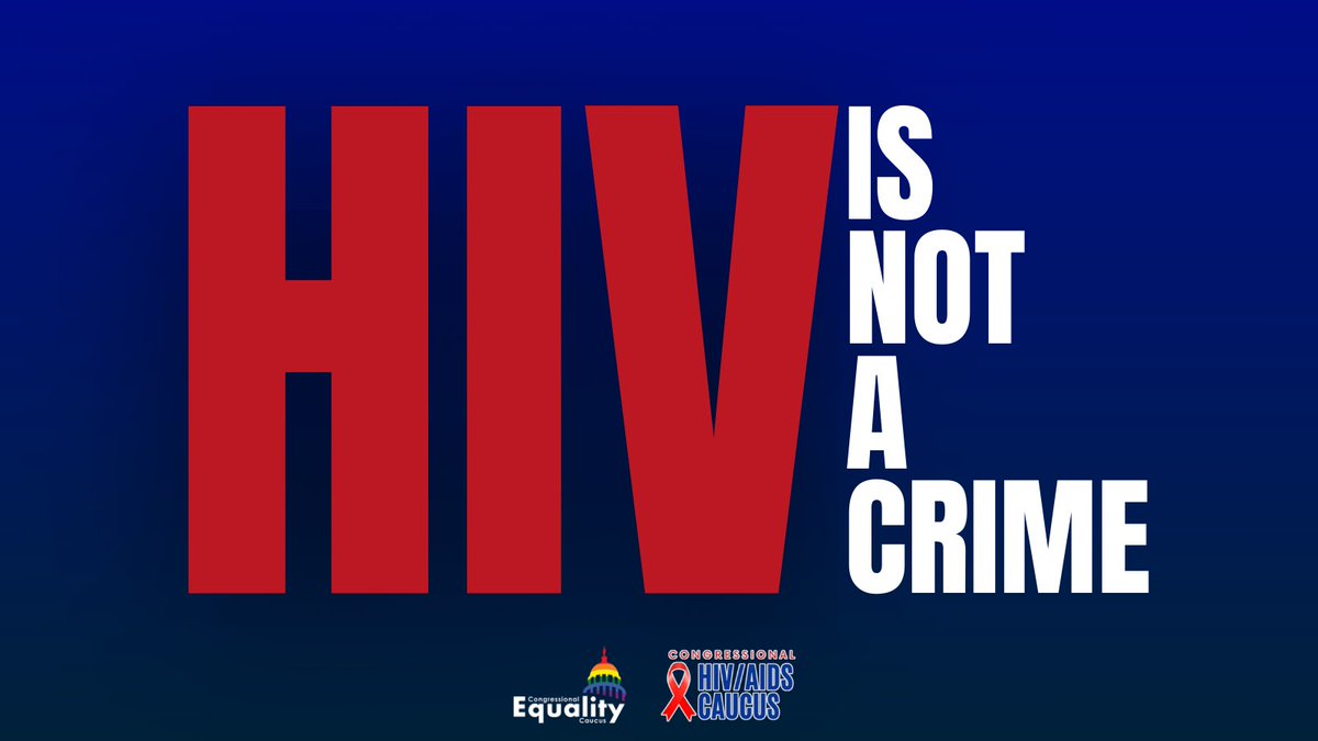 Lawmakers should be working to support people living with HIV &amp; AIDS, not using their diagnosis to punish them.
 
Say it with us: #HIVIsNotACrime
