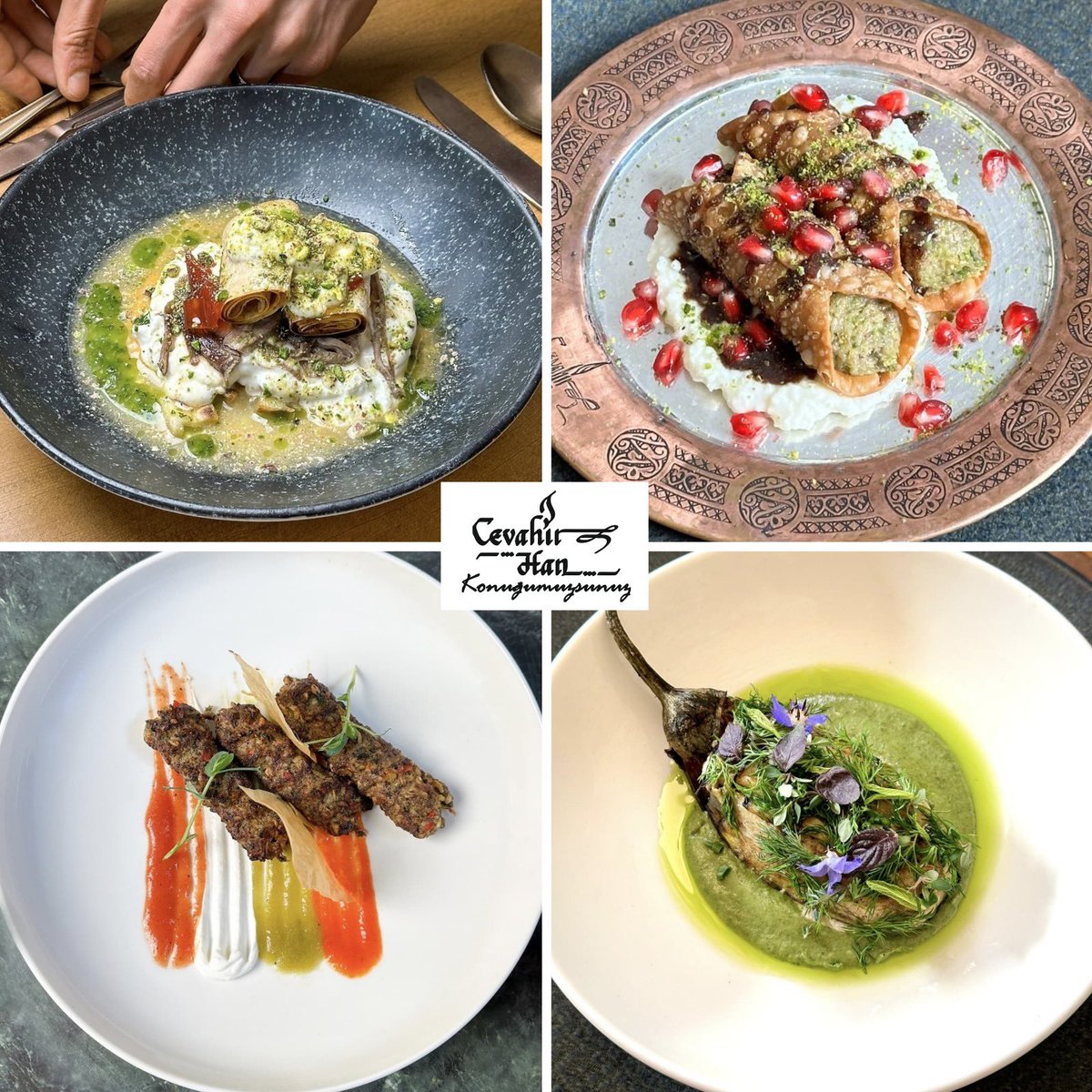CevahirHan's tweet photo. 12 bin yıla dayanan mutfak geleneği ve zengin gastronomik mirası ile Şanlıurfa Cevahir Han'da,Cüneyt Asan,Hazer Amani, Doğa Çitçi,Yaren Çarpar ve Yalçın İnam ile ‘Şeflerin Yorumuyla Miras Tabaklar’ programını gerçekleştirdik. https://t.co/OI8KtlJtxk