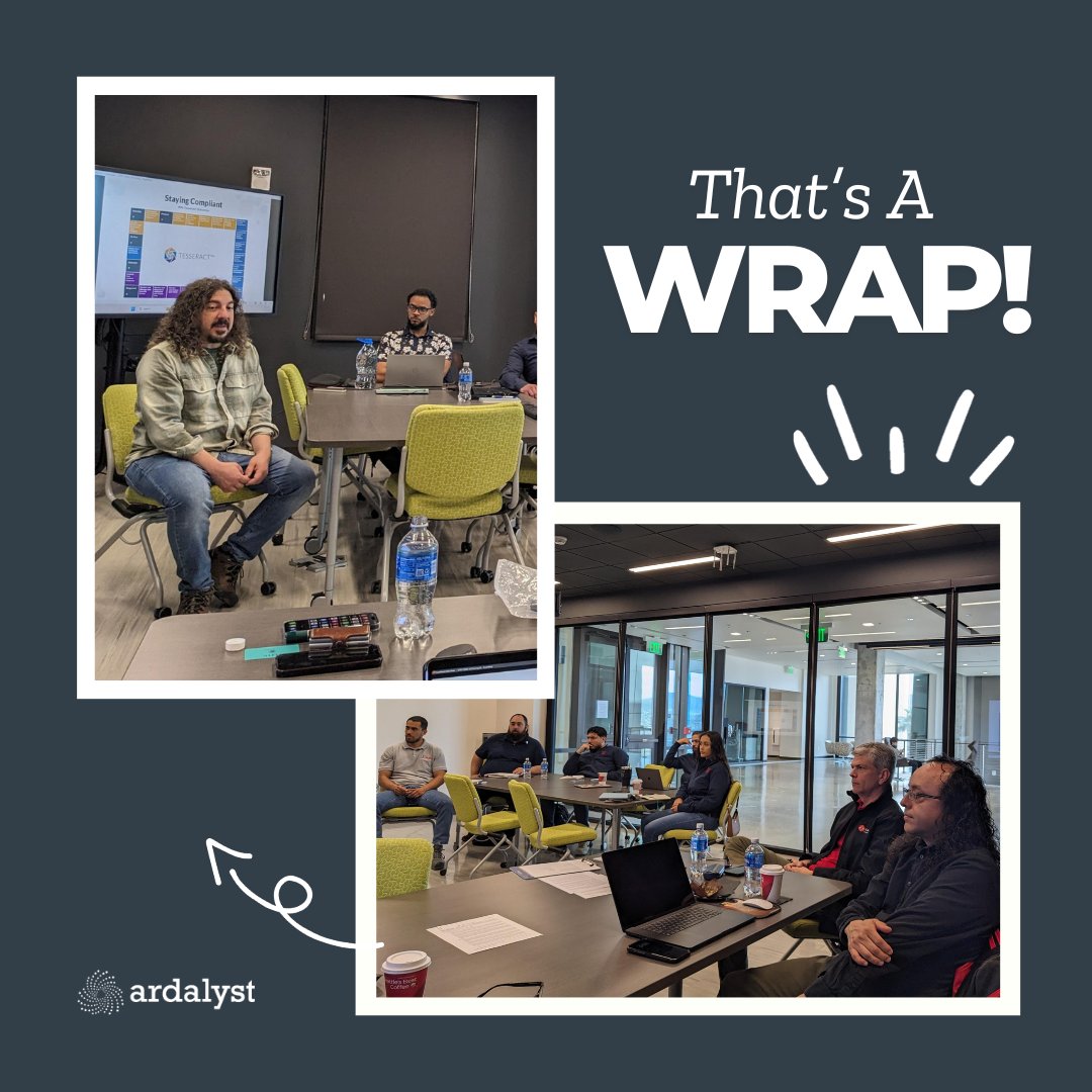 📢 That’s a wrap! 

A huge thank you to all of our attendees for making the UTEP | Ardalyst CMMC 2.0 Training a fantastic event! 🎉

Let’s continue working together to build a more secure, resilient, and CMMC-compliant future!