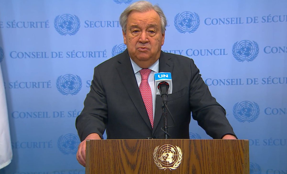 Noticias ONU (@noticiasonu) on Twitter photo Quiero empezar expresando mi profunda preocupación por la información recibida por las agencias de la ONU sobre graves recortes en la financiación por parte de Estados Unidos
Las consecuencias serán especialmente devastadoras para las personas vulnerables
<a href="/antonioguterres/">António Guterres</a> Quiero empezar expresando mi profunda preocupación por la información recibida por las agencias de la ONU sobre graves recortes en la financiación por parte de Estados Unidos
Las consecuencias serán especialmente devastadoras para las personas vulnerables
<a href="/antonioguterres/">António Guterres</a>