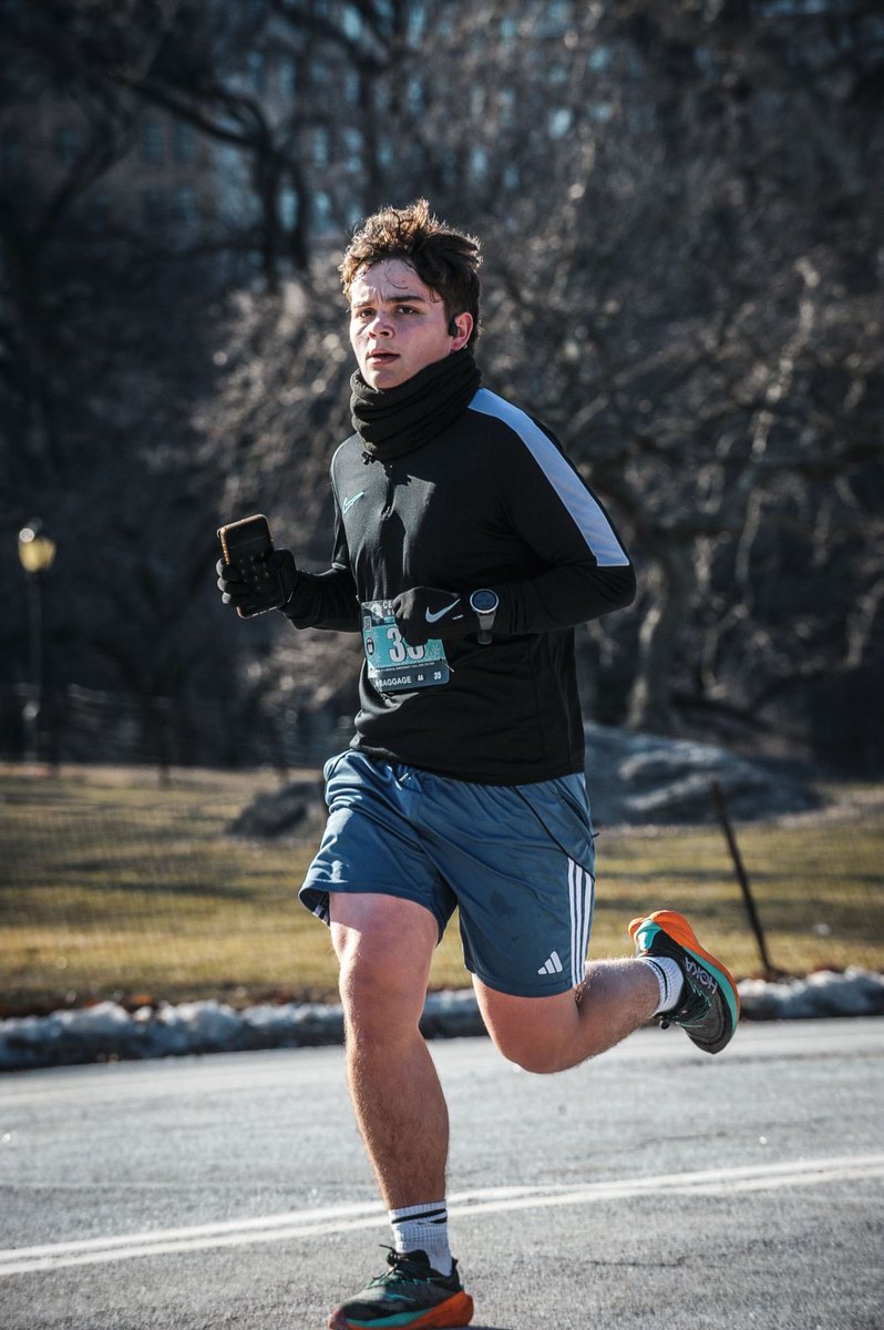 IochdarSaints's tweet photo. Huge shoutout to our teammate, Donald Henderson, for an outstanding performance in the Central Park half marathon last weekend! Taking top spot in the male under-19 category and setting personal bests - what an amazing achievement! Keep up the good work, a Dhòmhnaill! 😇🏅💪 https://t.co/UHJpL6Z8J2