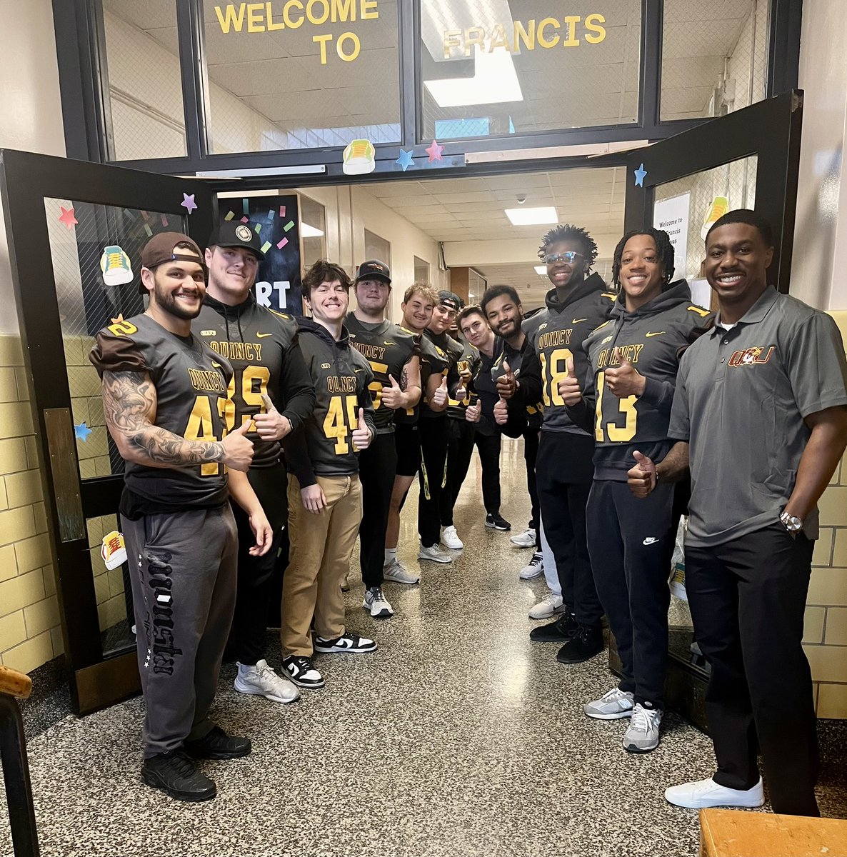 Quincy University Football tweet media