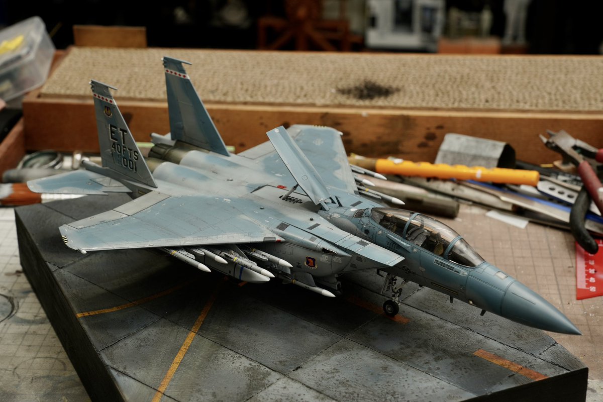 Black63721's tweet photo. 1/72 F-15EX 完成しました https://t.co/vFoYAUdCIp