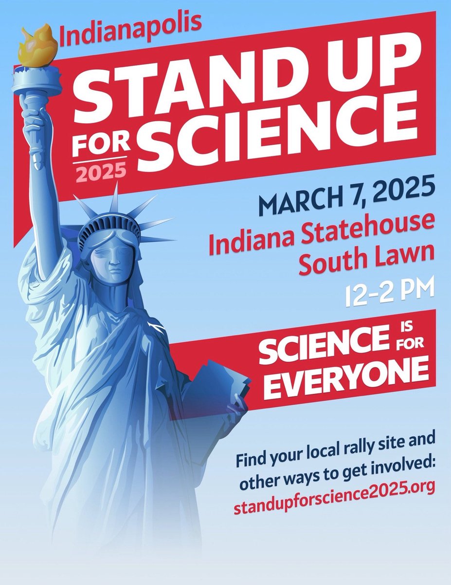 Posting again to reinforce! Please come if you’re an Indy resident and advocate for funding for science! #newPI #science