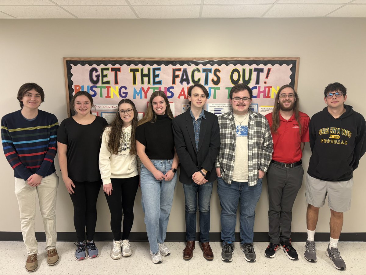 SKyTeach (@skyteach_wku) on Twitter photo <a href="/skyteach_wku/">SKyTeach</a> student teachers headed toward the finish line! We have 8 rockstars entering the workforce soon. We can’t wait to make the formal announcement on their school selections! 🤩 <a href="/WKUCEBS/">WKU CEBS</a> <a href="/wkuogden/">WKU Ogden College</a> <a href="/wku/">Western Kentucky University</a> <a href="/uteachinstitute/">The UTeach Institute</a> <a href="/skyteach_wku/">SKyTeach</a> student teachers headed toward the finish line! We have 8 rockstars entering the workforce soon. We can’t wait to make the formal announcement on their school selections! 🤩 <a href="/WKUCEBS/">WKU CEBS</a> <a href="/wkuogden/">WKU Ogden College</a> <a href="/wku/">Western Kentucky University</a> <a href="/uteachinstitute/">The UTeach Institute</a>