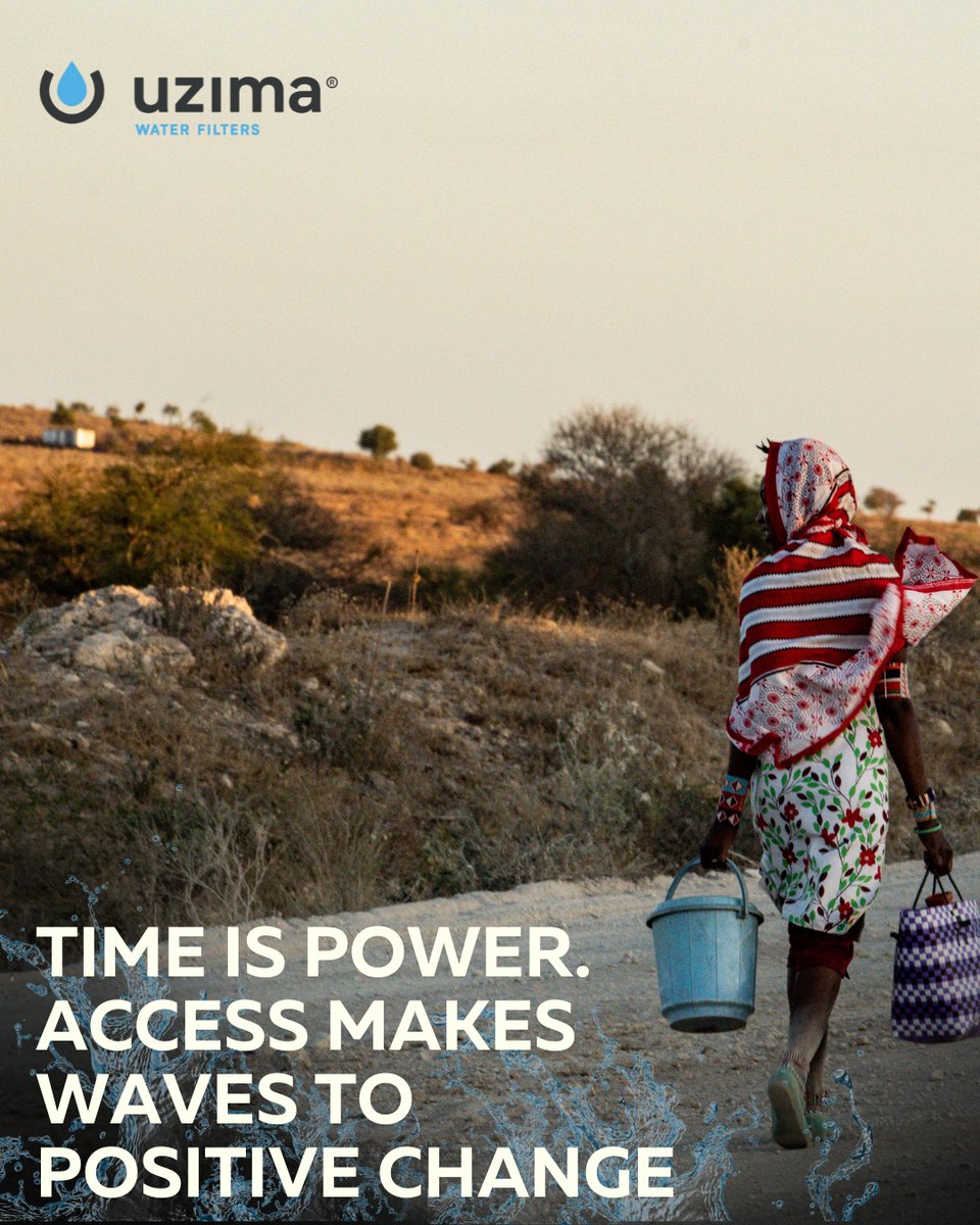 💧 Hours spent hauling water = lost potential.
Uzima filters cut the journey to steps. Girls study. Women earn. Families rise.
🚰 Time is power. Let’s give it back.

#uzimameanslife #waterfilter #drinkingwater #purewater #safewater #waterpurifier #cleanwaterforall