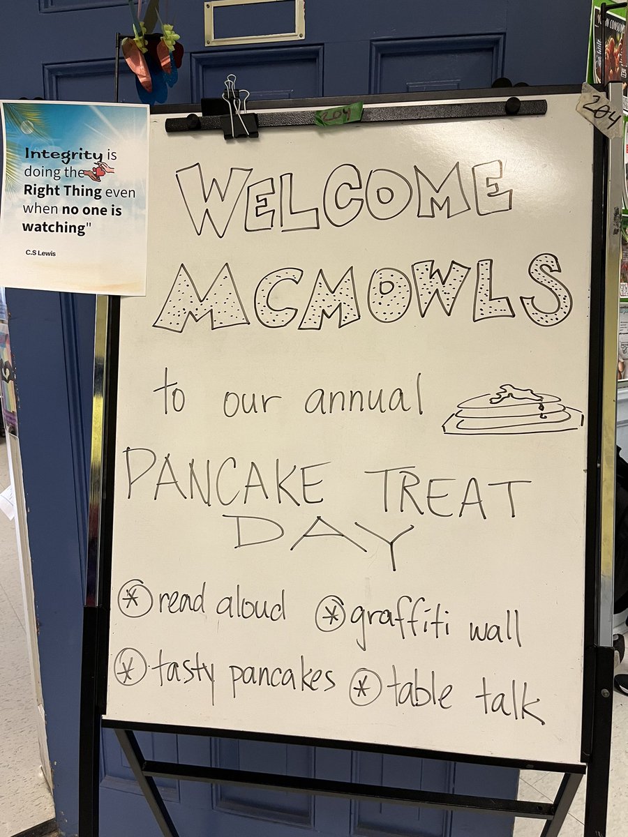 McM Be The Change (@mcm_btc) on Twitter photo #mcmbtc Student-led initiative🥞Pancake Treat Day 🤩
Table Talk
🥞discussions focused on #Integrity
🥞students adding to the graffiti wall with “I promise” statements
<a href="/McMurrichParent/">McMurrich Parents</a> <a href="/tdsb/">Toronto District School Board</a> <a href="/TDSB_McMurrich/">McMurrichJPS</a> #mcmbtc Student-led initiative🥞Pancake Treat Day 🤩
Table Talk
🥞discussions focused on #Integrity
🥞students adding to the graffiti wall with “I promise” statements
<a href="/McMurrichParent/">McMurrich Parents</a> <a href="/tdsb/">Toronto District School Board</a> <a href="/TDSB_McMurrich/">McMurrichJPS</a>