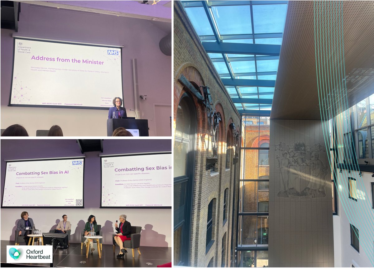 Oxford Heartbeat 🇺🇦 (@oxfordheartbeat) on Twitter photo We were excited to attend <a href="/DHSCgovuk/">Department of Health and Social Care</a>'s Responsible AI: Women & Healthcare Conference 2025
Discussions focused on the role AI can play in transforming healthcare for women♀️
Women are underrepresented in AI training data & solutions, so vital to address with all stakeholders 🙌 We were excited to attend <a href="/DHSCgovuk/">Department of Health and Social Care</a>'s Responsible AI: Women & Healthcare Conference 2025
Discussions focused on the role AI can play in transforming healthcare for women♀️
Women are underrepresented in AI training data & solutions, so vital to address with all stakeholders 🙌