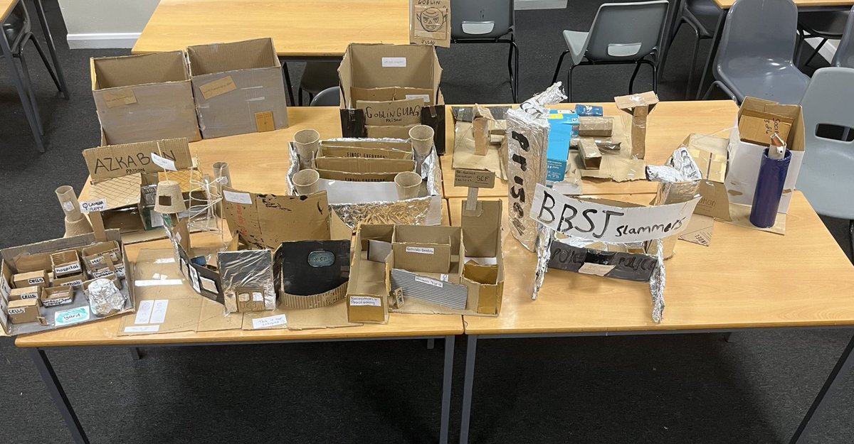 S3 have produced some fantastic model prisons this week after a few lessons of designing and planning what prison they would build if they were in charge!👏🤩
<a href="/social_sahs/">St. Andrew's Soc Sub</a> <a href="/StAndrewsHS/">St Andrew's High</a>