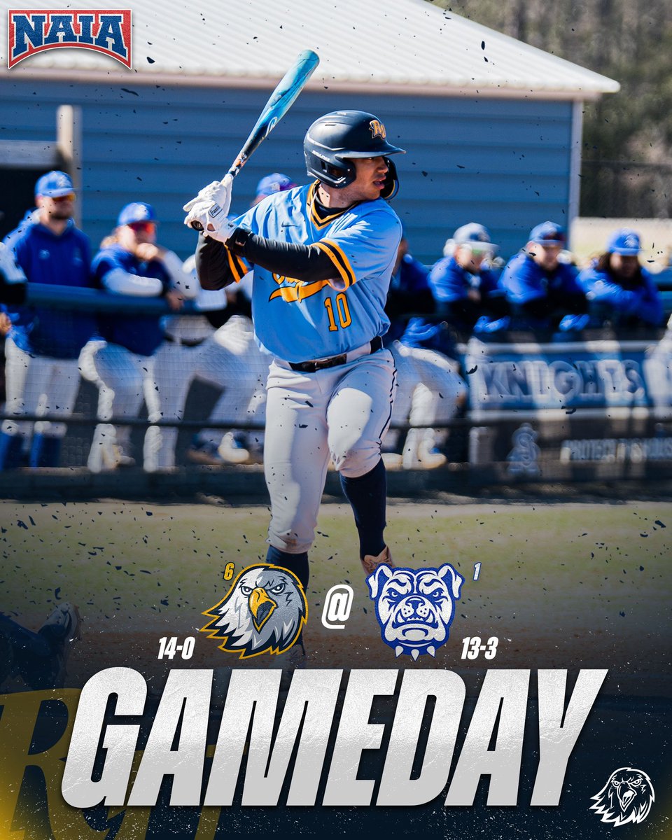 GAMEDAY!  <a href="/NAIABall/">NAIA Ball</a> 
⏰ 2 EST 
🆚 #1 Tennessee Wesleyan 
 📍Jack Bowling  Field | Athens, TN 

#Linkup | #Team21