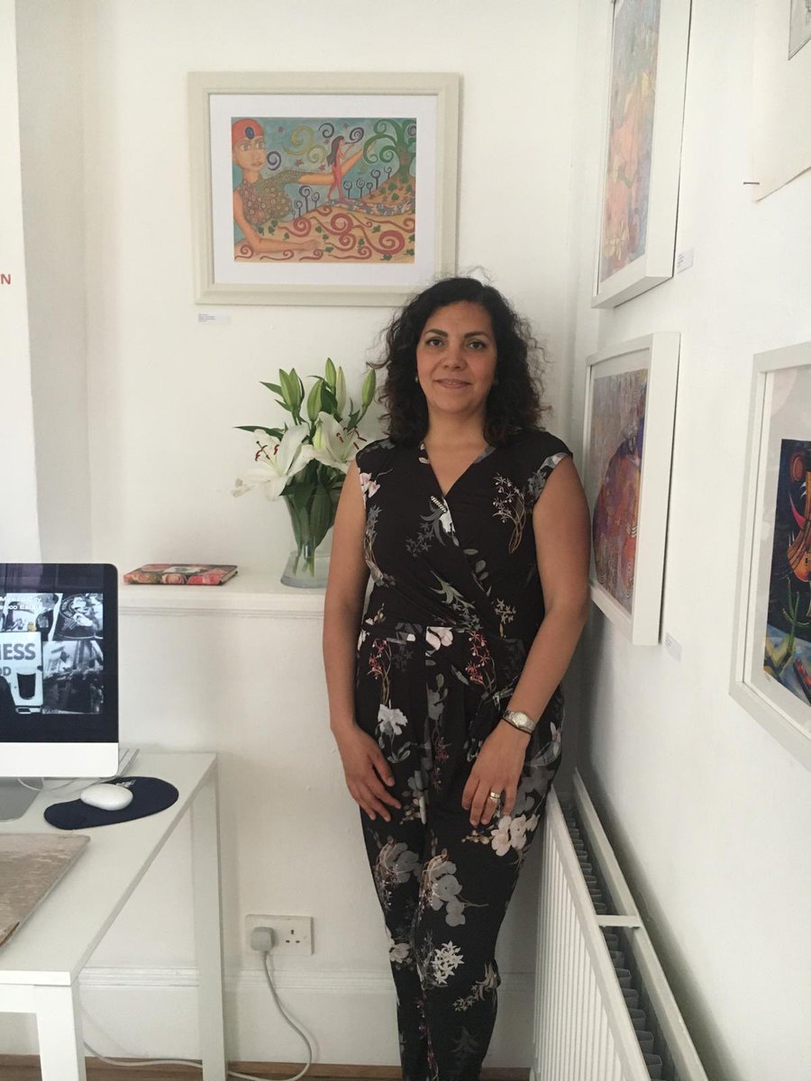 lapantojatania's tweet photo. Mi segunda participación en una exhibición de pintura con @studiocasamexico en el 2019. Pintura “Caminos” simboliza las rutas que he recorrido y en las que sigo aprendiendo a cada paso. Muchísimas gracias por el espacio. #soyhijadelsolytengoalas #painting #art https://t.co/PaMddiZ8fg